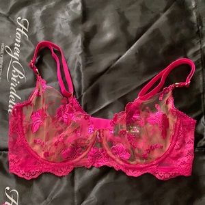 Honey Birdette 34D Bra & matching thong
